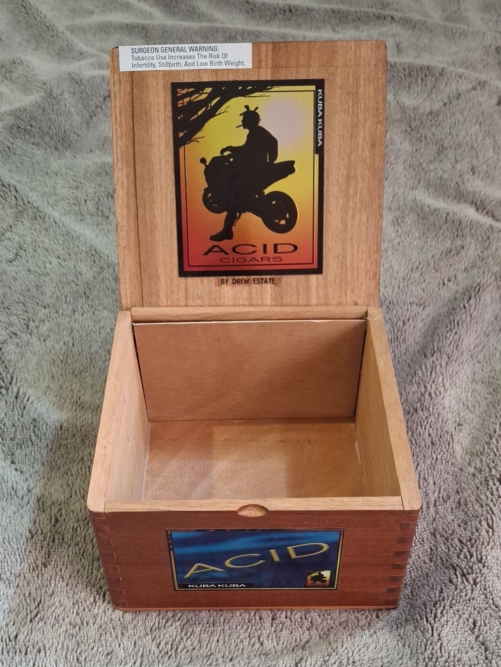 Drew Estate Acid Cigars Wooden Box - Picture 3 of 6